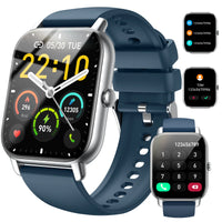 Smart Watch, 1.85" Smartwatch for IP68 Waterproof, 110+ Sport Modes, Fitness Activity Tracker, Heart Rate Sleep Monitor. Silver Blue S6a8e23171e3d476e8a9c3b9a1385e04br Red, White and Blue Products Store