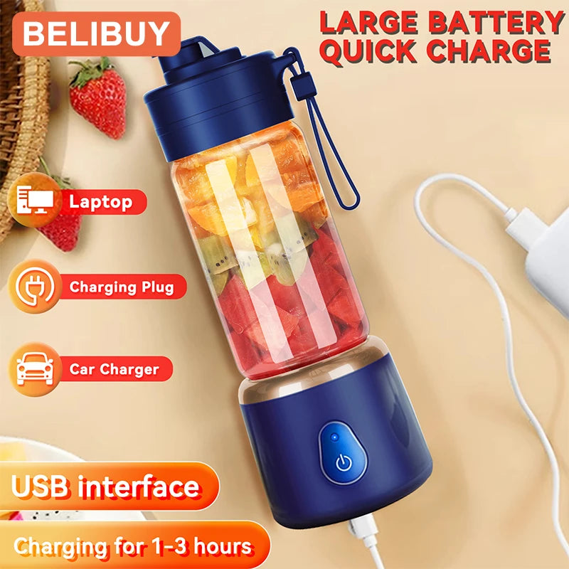 Portable Electric Juicer USB Charging Orange Lemon Fruit Blender Mini Household Juice Squeezer Mixer Citrus Juicer for Travel S6b8503e0695343199850e555f8eb7278e Amrit Store
