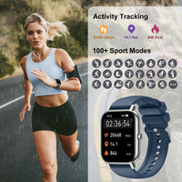 Smart Watch, 1.85" Smartwatch for IP68 Waterproof, 110+ Sport Modes, Fitness Activity Tracker, Heart Rate Sleep Monitor. S6dc9cfa3520842fd959e7073aa7e3bacS Red, White and Blue Products Store