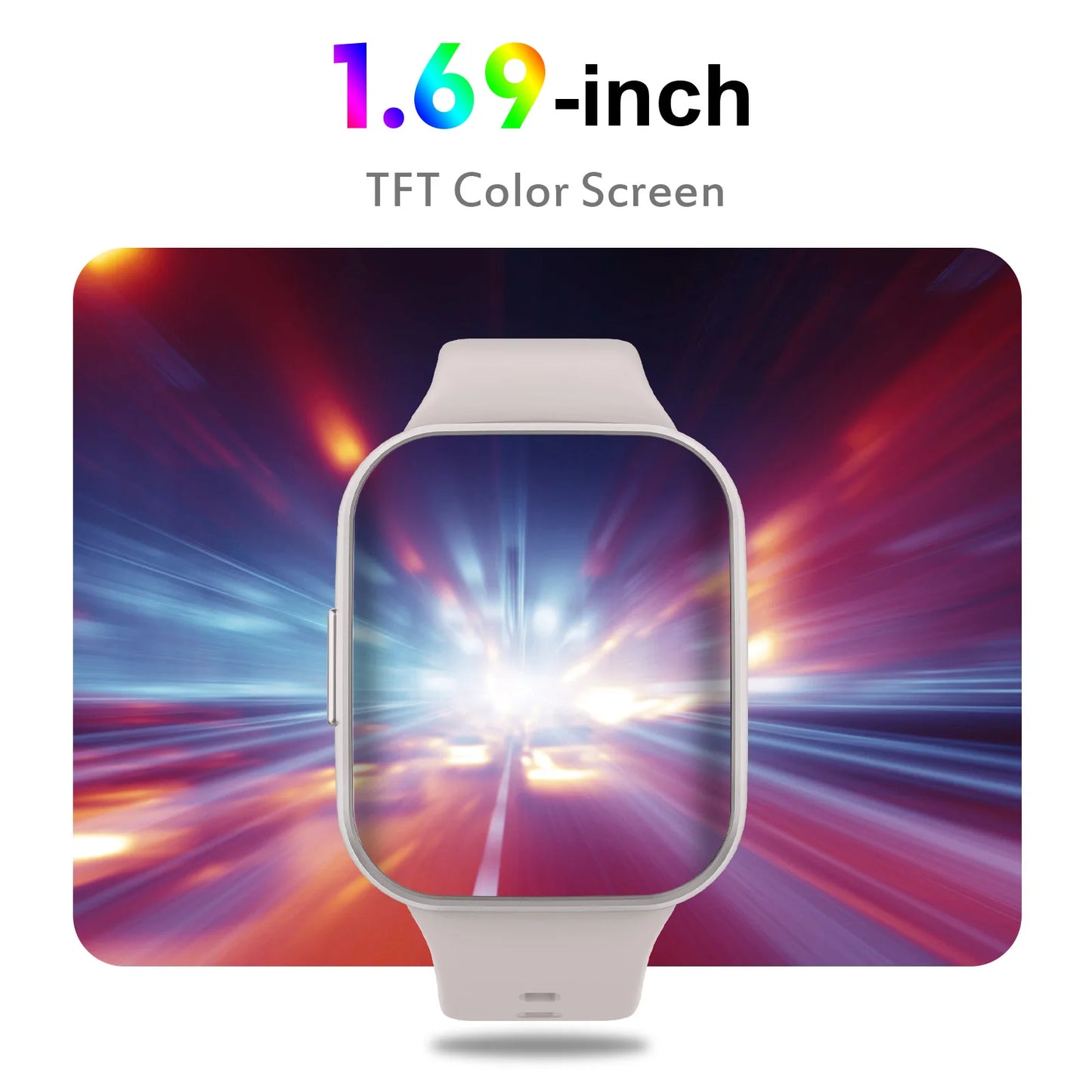 Smart Watch, Fitness Tracker Watch for Men Women, 1.69'' Touch Smartwatch Fitness Watch with Pedometer/Sleep Monitor. S6f1ccdb8313745f580207bb768c1a9be8 Red, White and Blue Products Store