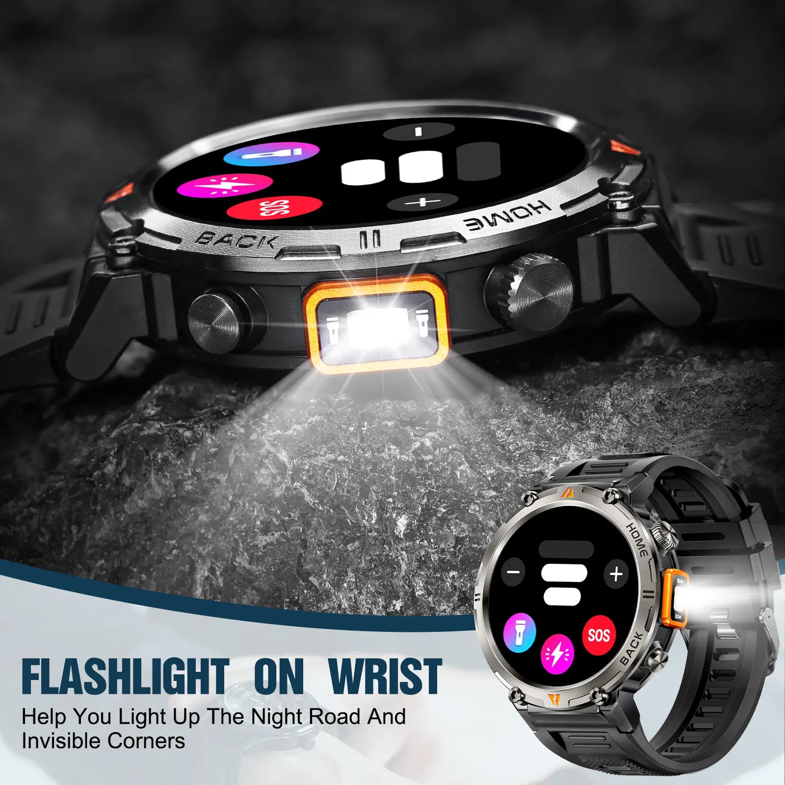 EIGIIS KE3 2025 New Bluetooth Call smartwatch for men Full Touch Screen With Health Monitor heart rate Flashlight Smart watch S703140116a534fd392cb96ebde312e1db Red, White and Blue Products Store