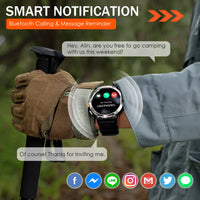 EIGIIS KE3 2025 New Bluetooth Call smartwatch for men Full Touch Screen With Health Monitor heart rate Flashlight Smart watch S70bb1d7e5c464fe783d00bfaaae2e358n Red, White and Blue Products Store