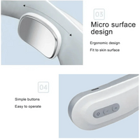 Four heads Adjustable USB Charging Neck Massager Heating Function Breathing Light For Neck Pain Relief And Relaxation S7217c18a015d474d994b58f43787b054V Red, White and Blue Products Store