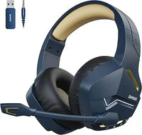 BINNUNE BW01 Wireless Gaming Headset with Mic for PC PS4 PS5 2.4G Bluetooth USB Gamer Headphones with Mic for Laptop Computer Gold S725791408ab044ceabd1a85a2d240aadW Amrit Store