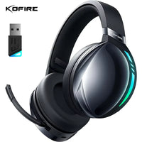 Kofire UG-06 Gaming Headset Low Latency 2.4G Bluetooth Wireless Headphones with Mic RGB Gradient Light Wired for PC PS5 Switch Black S742a215533fe45069353a0406beb1aaa9 Amrit Store