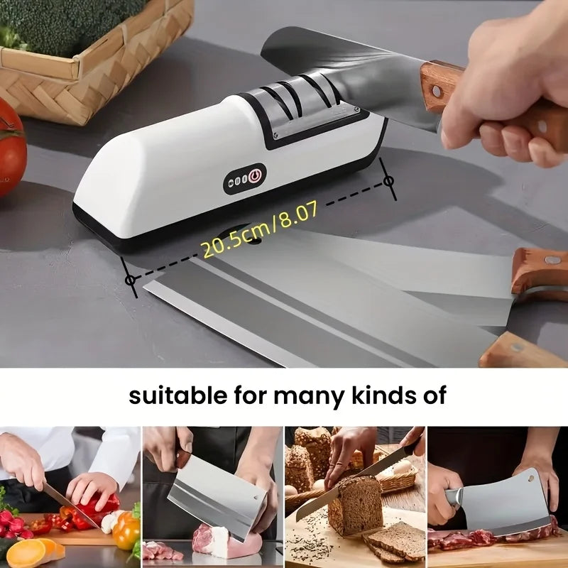 Kitchen Electric Knife Sharpener Multifunctional Automatic Professional 4 Gears Electric Knife Sharpener Kitchen Accessories S7713bb6228a84f96a6c16f1a1b09b576Y Amrit Store
