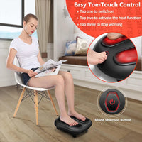 Nekteck Electric Foot Massager with Heat Compress Deep Kneading Shiatsu Massage Heel Sole Point Relieve Muscle Tiredness S798396ca89e447b3a575e57da4d73754n Red, White and Blue Products Store