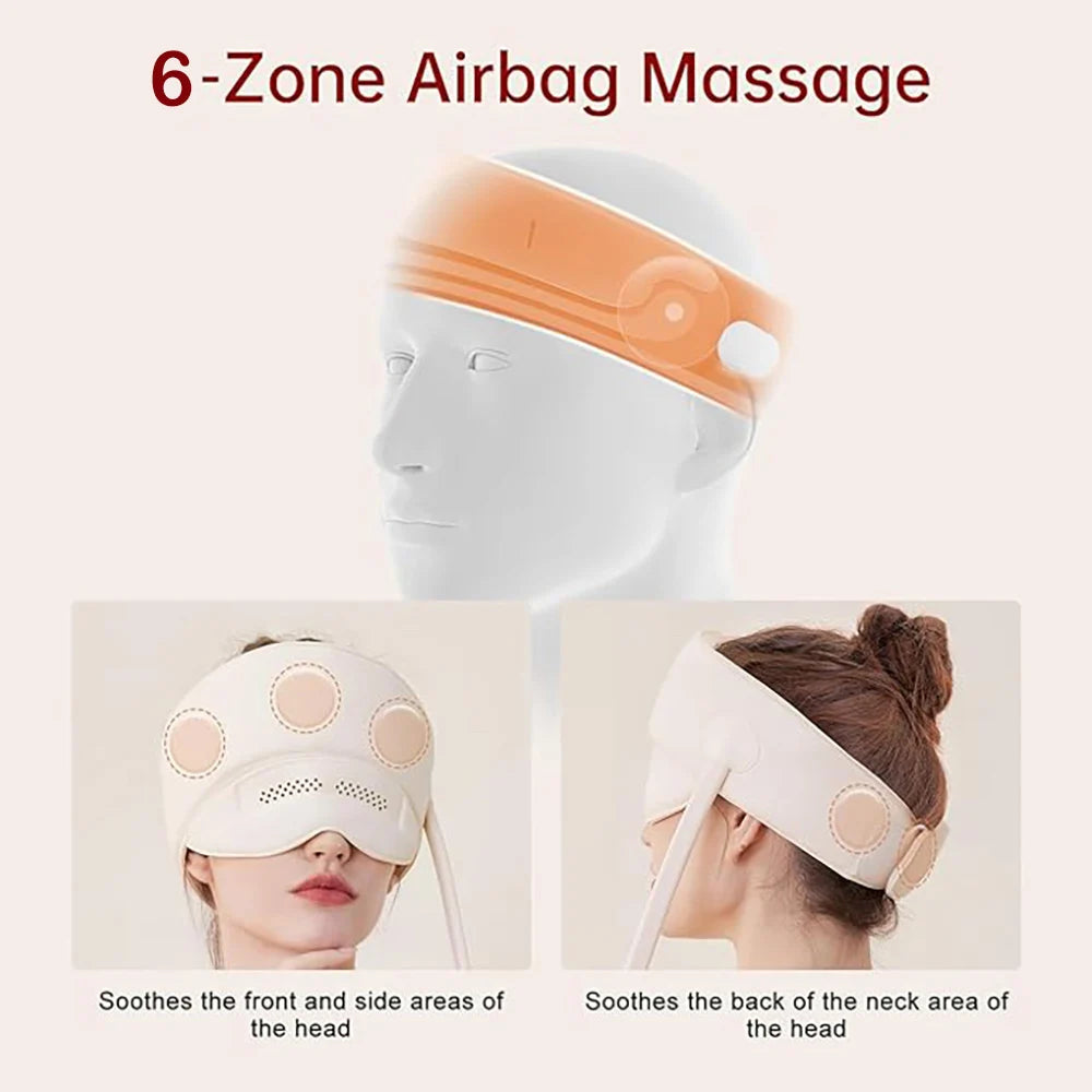 Electric Airbags Head Massager Eye Massager Heat Compression Graphene Heating Air Pressure for Relax Improve Sleep Stress Relief S7a9d86613ea24309b507dd49bf85a798e Red, White and Blue Products Store