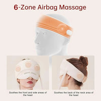 Electric Airbags Head Massager Eye Massager Heat Compression Graphene Heating Air Pressure for Relax Improve Sleep Stress Relief S7a9d86613ea24309b507dd49bf85a798e Red, White and Blue Products Store