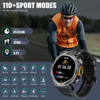 EIGIIS KE3 2025 New Bluetooth Call smartwatch for men Full Touch Screen With Health Monitor heart rate Flashlight Smart watch S7c822870ab634ec5afbeb03cf18423d4S Red, White and Blue Products Store