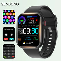 SENBONO Life3 Women Smart Watch Bluetooth Dials Call Health Monitor Watch Sport Waterproof Smartwatch Women for IOS Android black United States S7ff211ea230a45499283e1d605e28f3dN Red, White and Blue Products Store
