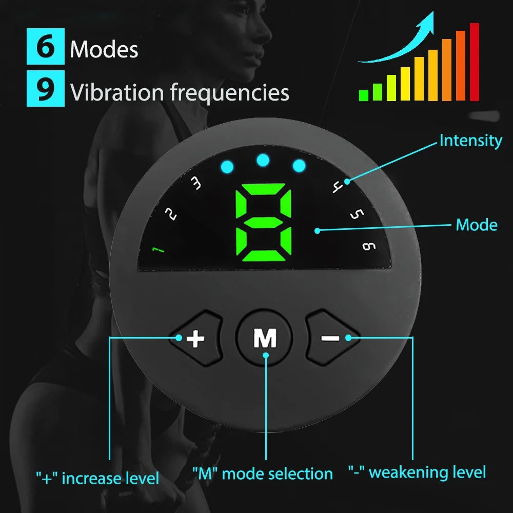 EMS Waist Abdominal Trainer Belt USB Recharge Muscle Stimulator Abs Fat Burn Body Slimming Weight Loss Fitness Massage S8a3ae5e0c0d745afb99a91e2d3c470524 Red, White and Blue Products Store