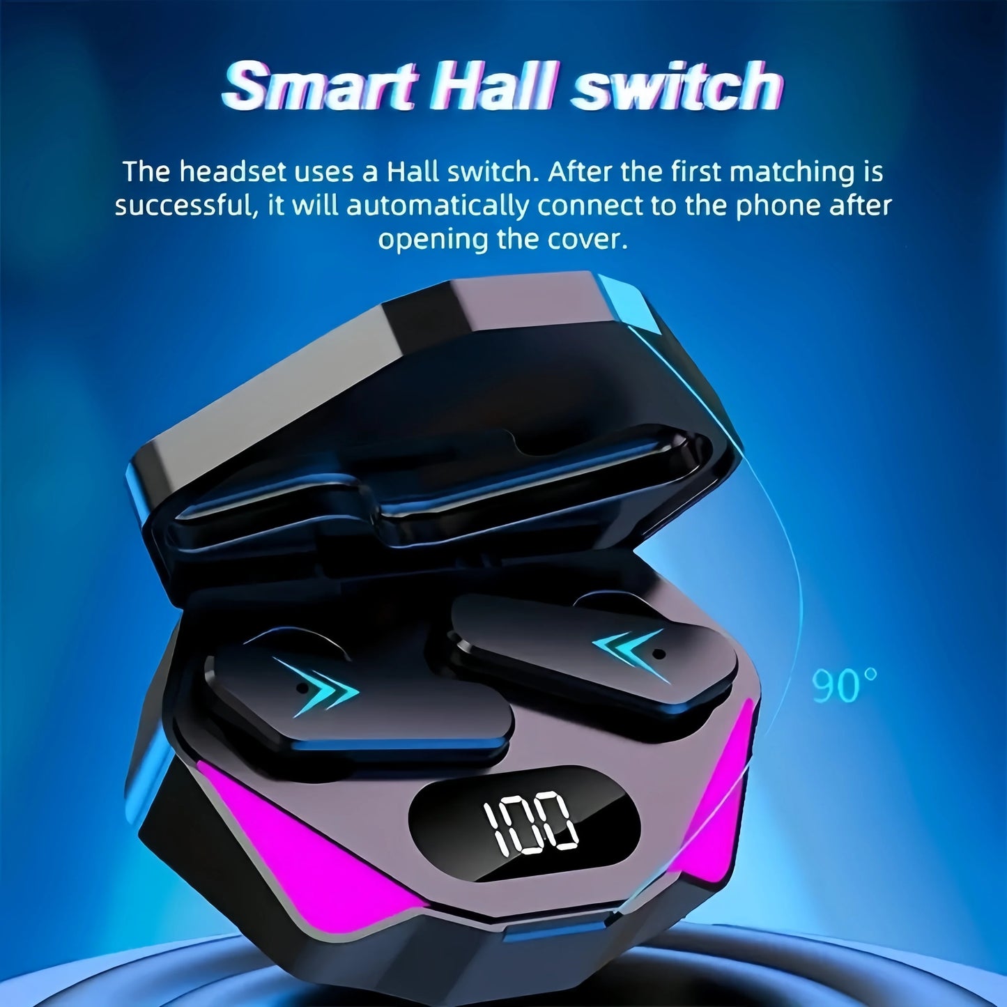 X15 TWS Wireless Bluetooth Headset LED Display Gamer Earbuds with Mic Wireless Headphones Noise Cancelling Bluetooth Earphones S949d116e1c6941bfa212bfa30624213eX Amrit Store