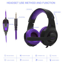 Wired Gaming Headset with Mic Noise Isolating Over-Ear, PC/PS4/PS5/Xbox Compatible, Volume Control, 3.5mm Audio Jack S9552fc3deb7742519604a35e010fe6454 Amrit Store