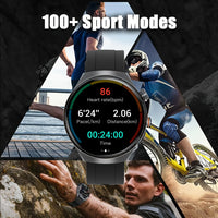 SENBONO Men's Smart Watch Heart Rate Blood Oxygen Monitor Bluetooth Call Multiple Sport Modes Voice Assistant Smartwatch for Men S964f5ab69cde4edfb69782b7d10cdb4eW Red, White and Blue Products Store