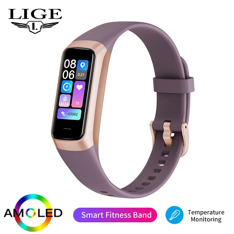 LIGE Hot Sales Smartband Lightweigh Sports Sleep Health Monitoring Waterproof Reminder Men Women's Smart Watch Local Logistics Purple United States S9a098d5987c94122ba2cf2a41f0badfdZ Red, White and Blue Products Store