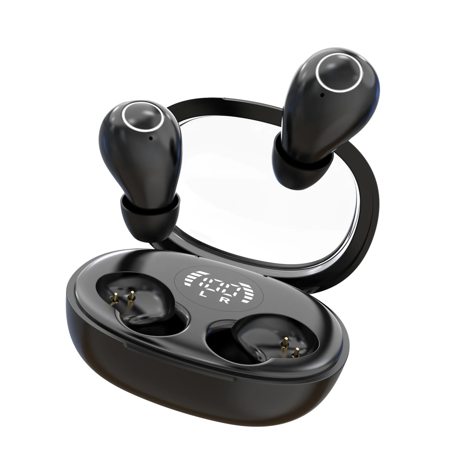 Trendy wireless headphones 5.4 bluetooth headset mini sleep sports invisible earbuds HD HIFI music bass sound quality earphones Black United States S9a892c72b4be497589162230c627e1bbg Amrit Store