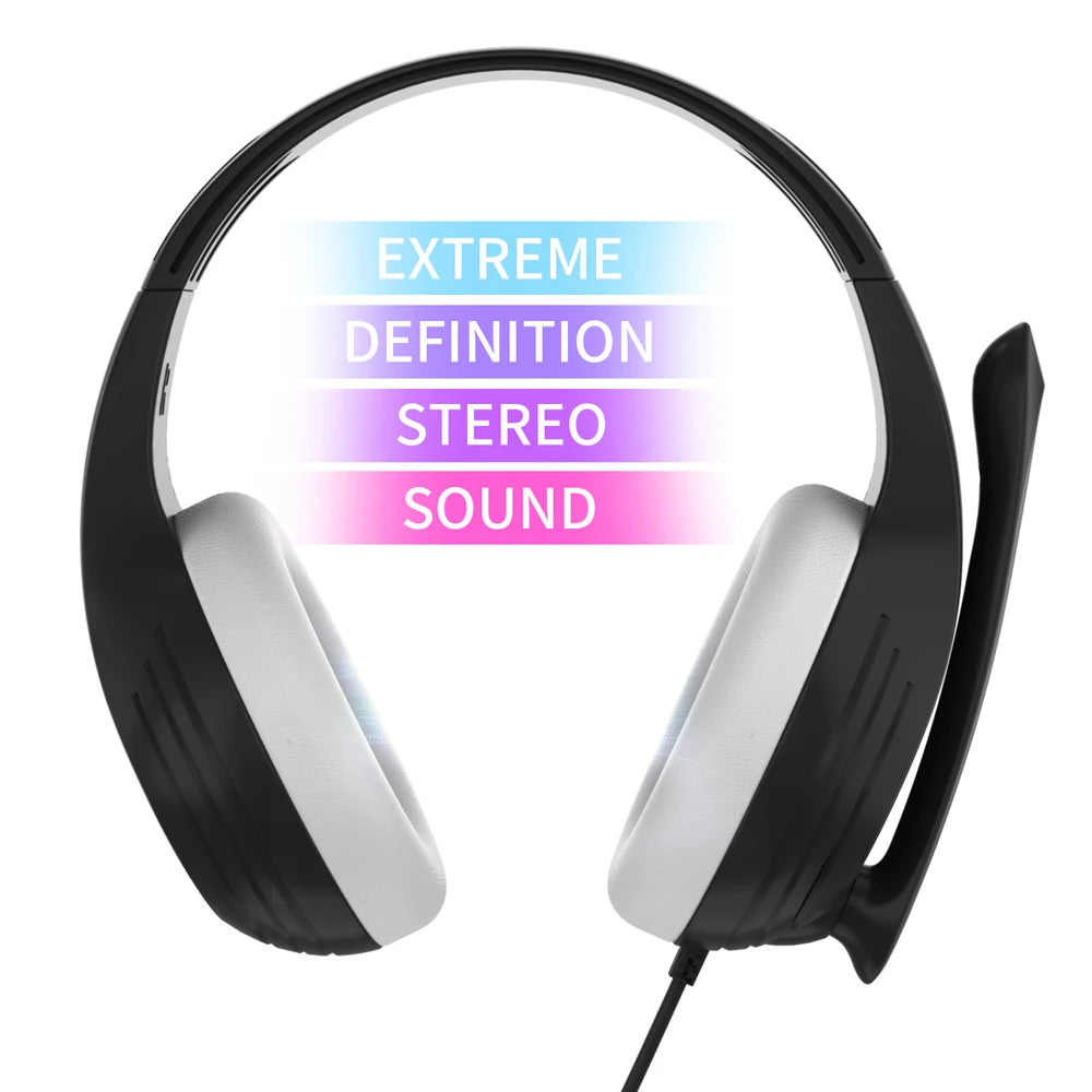 3.5mm Wired Over-Ear Headphones with Mic, Noise Cancelling, Stereo Bass, Soft Earmuffs for Gaming PC/PS4/PS5/XBOX/Laptop/Phone/T S9cad596cd6ae49a989c2721de8d5b29fd Amrit Store