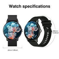 2025 Smart Watch for Men Women Round HD Screen: Long Battery Life (180mAh) Fitness Tracker Step Counter Distance & Alarm Clock Sa6cb8c331a154a128b94bc23711283f9o Red, White and Blue Products Store