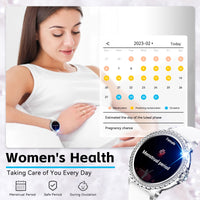 LaNikar Smart Watch for Women Smartwatch Fitness Tracker Watch with Heart Rate/Sleep Monitor/Pedometer for iPhone Android Phones Saa3be44e7e7149a5922f3906afe44204m Red, White and Blue Products Store