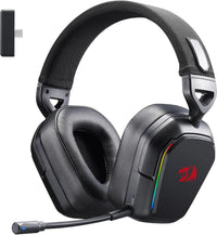Redragon H868 3-Mode Wireless RGB Gaming Headset 7.1 Surround Sound 40 mm Drivers Noise-canceling Microphone Over-Ear Headphones black Sae0fe56d549b49d693d3a94a05b9c8a3b Amrit Store