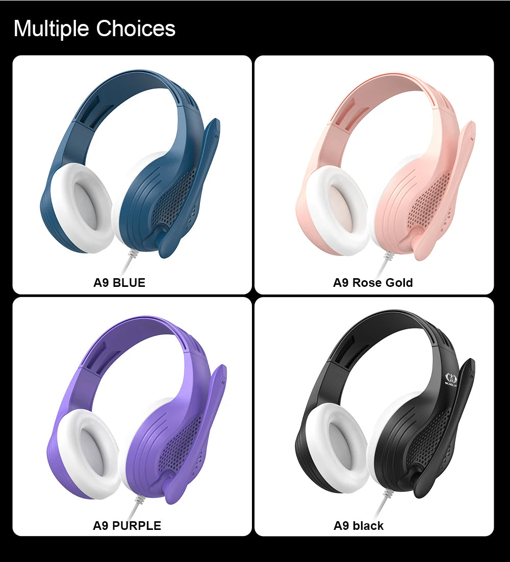 3.5mm Wired Over-Ear Headphones with Mic, Noise Cancelling, Stereo Bass, Soft Earmuffs for Gaming PC/PS4/PS5/XBOX/Laptop/Phone/T Saff01a63c41540ceb07b5f15f0d32925U Amrit Store