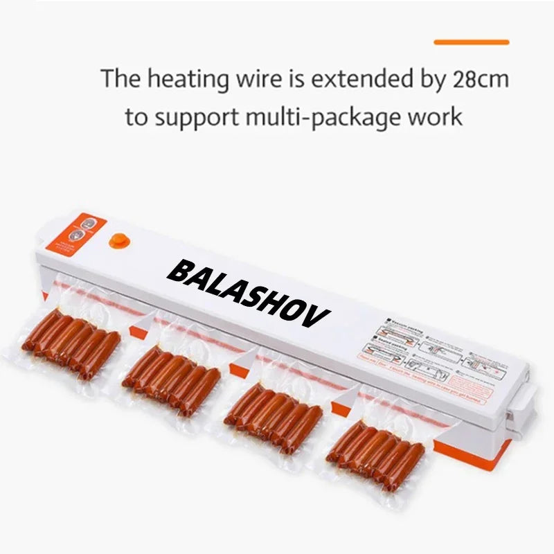 Eletric Vacuum Sealer Degasser Machine with 10PCS Vacuum Packaging Vinyl Bags Vacuum Food Sealer for Home and Kitchen Supplies Sbc69b37d9d3e4e189c4296ca5e32bea0T Amrit Store