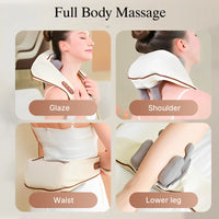 Massager - Neck and Shoulder Massager, Cordless Lymphatic Neck Massager with Heat for Pain Relief Deep Tissue, Portable Recharge Sbd12b7fee90546229cdf9ecb3aca195dx Red, White and Blue Products Store