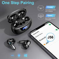 Wireless Headphones,Bluetooth 5.3 Stereo Earphones in Ear with 4 ENC Mic Clear Calls,Noise Cancelling Ear Buds,48H battery life. Sbd33edc1d7284114972fa48d5c096b2aJ Amrit Store