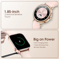 Women's Smart Watch, 1.2-inch (approximately 3.2cm) Fitness Tracker Watch With Wireless Calling And Multiple Sports Modes Sbf7b3911888b4628882c2a91cdbc8c98P Red, White and Blue Products Store