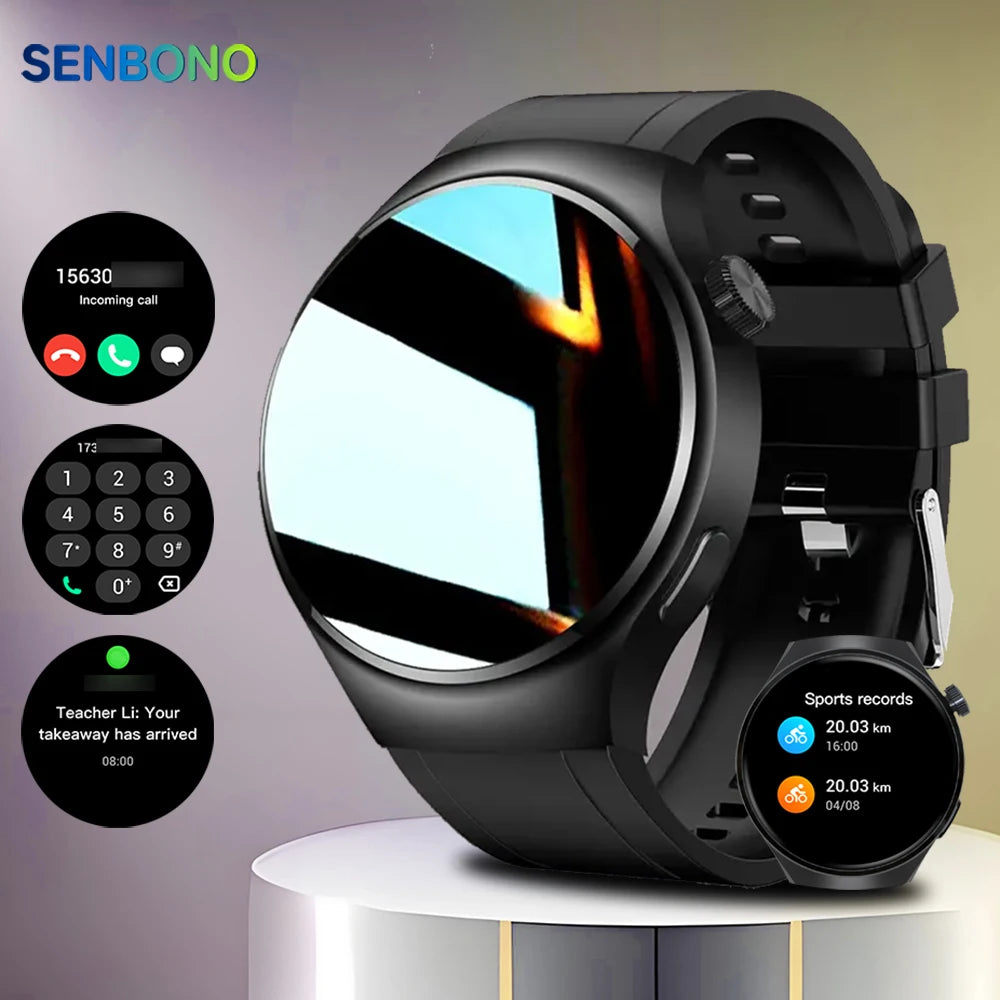 SENBONO Men's Smart Watch Heart Rate Blood Oxygen Monitor Bluetooth Call Multiple Sport Modes Voice Assistant Smartwatch for Men Black United States Sbfc6d78fae7046048b51dd2f2b2af26fB Red, White and Blue Products Store