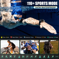 EIGIIS 1.45 Inch Smart Watch KE5 3ATM Waterproof Original Design Sports Watch With Compass And Altitude Barometer LED Flashlight Sc3a91cba58264999a8b4a78a49f70589j Red, White and Blue Products Store