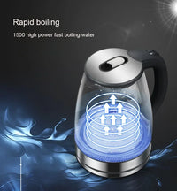 Electric Glass Kettle – 1.5L Borosilicate Tea Pot with Heating Base, Fast Boil Water Heater for Home & Office Sc4f525d9e6c04348b104ecdc391a3fadM Amrit Store