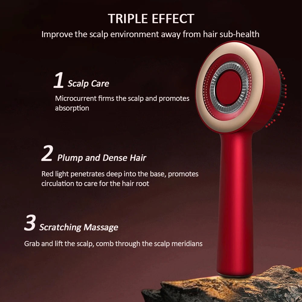 Electric Vibration Massage Comb Red Light Therapy Hair Growth Massage Scalp Brush Anti Hair Loss Liquid Oil Applicator Hair Care Sc58b397433b048aeaf38c8efe2648e3d8 Red, White and Blue Products Store