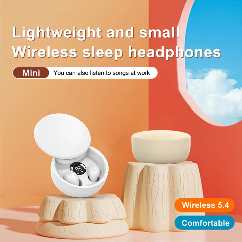 SK26 Bluetooth 5.4 Wireless Earphones Small Earbuds Sleeping Sport Invisible Headphones Bass Sound Quality Headset Sliding Cover Scc62a8d7fcce4e62a46a8437d1fff61fp Amrit Store
