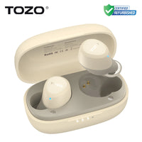 Refurbished TOZO TWS Earbuds in-Ear Wireless Bluetooth Headsets with With Mic Touch Control Sport Waterproof for Iphone Android khaki United States Scdad2c9b0a8144e7a5f98bfbb53fc881A Amrit Store