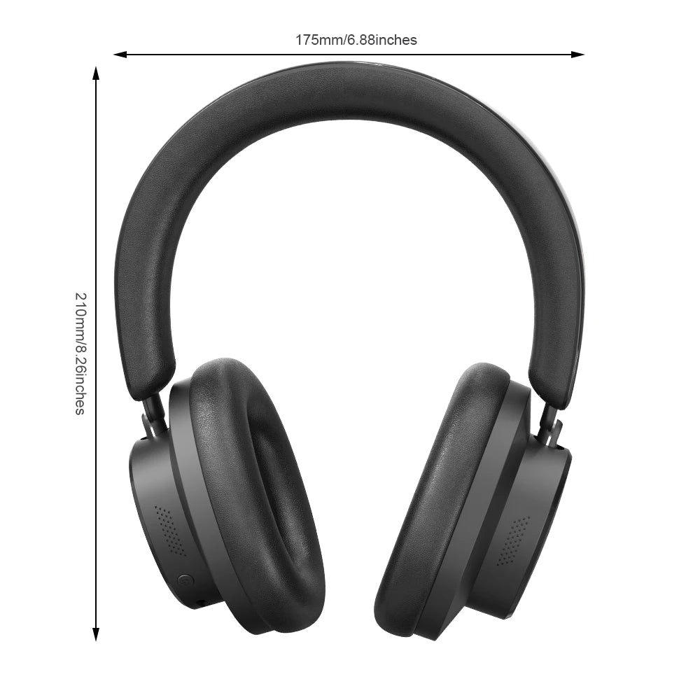 ANC Noise Cancelling Headphones Bluetooth 5.4 Earphone HIFI Stereo Headset 40mm Driver portable Over Ear Headphone 60H Time Sd11d801fd8754b1b84640ea380721b370 Amrit Store