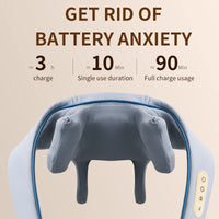 Heated neck and shoulder massager, finger pressure kneading massager, USB charging, gift for parents Sd8feb6d989964f9485f2f251ed83794bd Red, White and Blue Products Store