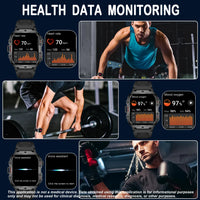 AI Voice Assistant Smart Watch, 1.96'' HD Screen Activity Trackers with 100+Sports/ Bluetooth Call/ SMS Alerts/ Flashlight Sda95274be0944a96beb6da82145a8188t Red, White and Blue Products Store