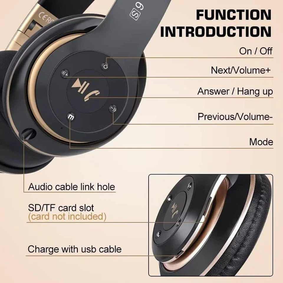Wireless Headphones Bluetooth Noise Cancelling Stereo Earphones Over Ear Headset Sda9e42fcab1343e988ed2e4194f3f124i Amrit Store