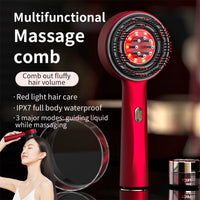 Electric Vibration Massage Comb Red Light Therapy Hair Growth Massage Scalp Brush Anti Hair Loss Liquid Oil Applicator Hair Care Se474c5694bdd4508a8cdbdfe3932cb9c0 Red, White and Blue Products Store