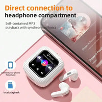 Intelligent wireless touch screen multifunctional earphones ENC noise cancelling Bluetooth earphones can be plugged into TF card Se67a8161c92c4b7aaf25d22f742c07e4b Amrit Store