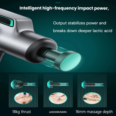 Rechargeable Cordless Massage Gun with 99 Speed Levels for Full Body Pain Relief and Relaxation Portable Muscle Massager for Hom Se984b08df7bc4492b0cef173e835f0bbT Red, White and Blue Products Store
