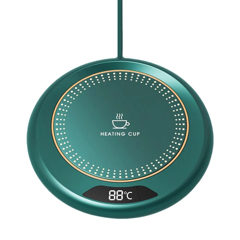 Mini Portable 55 degree USB Cup Warmer Coffee Mug Heating Coaster Smart Thermostatic Hot Plate Milk Tea Water Heating Pad Heater Green Seb35127d23f846dd8470be5d1c6febe7U Amrit Store