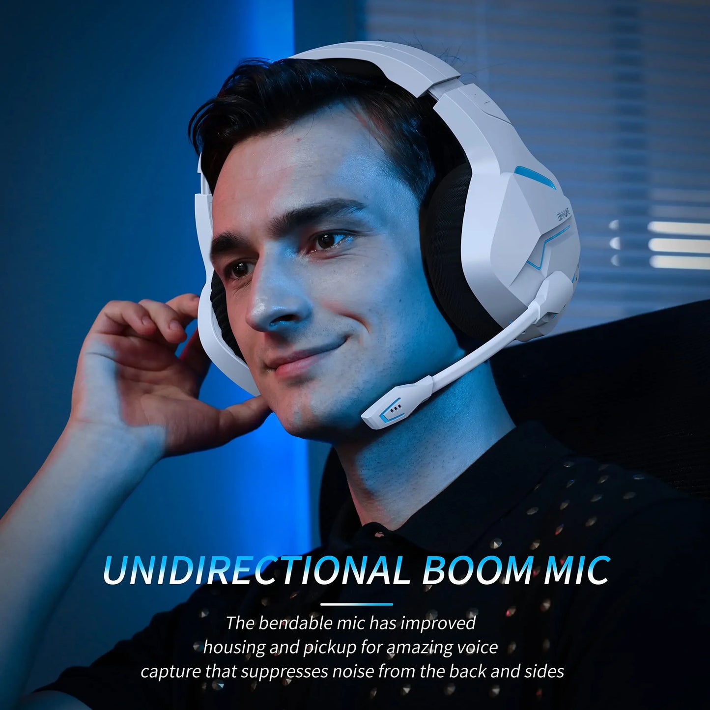BINNUNE BW01 Wireless Gaming Headset with Mic for PC PS4 PS5 2.4G Bluetooth USB Gamer Headphones with Mic for Laptop Computer Secb273e5ae334f77915563252310ccb3C Amrit Store
