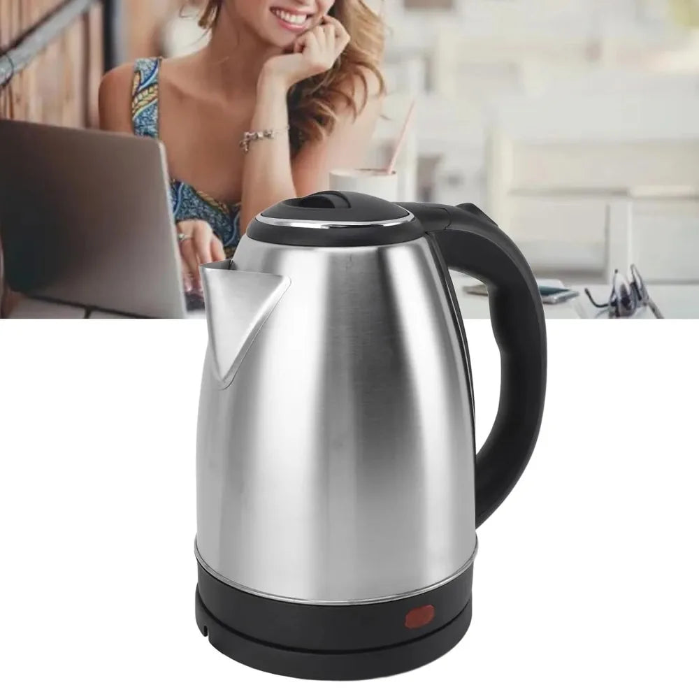 Stainless Steel Electric Kettle – Fast Boil, Automatic Shut-Off, Leakproof, Tea & Coffee Kettle for Quick Hot Water See1a267ddefa4fd0a3a0bccc9f4a50eai Amrit Store