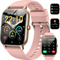 Smart Watch, 1.85" Smartwatch for IP68 Waterproof, 110+ Sport Modes, Fitness Activity Tracker, Heart Rate Sleep Monitor. Pink Sf0e512a8e9e0450992bb380edc91170ax Red, White and Blue Products Store