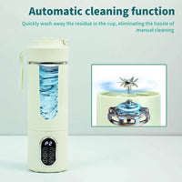 530ML Portable Blender,Mini Portable Electric USB Juicer,Small Personal Blender for Shakes and Smoothies,With Automatic Cleaning Sf34c75724e3f4c3d9d0b8ec4fb035680v Amrit Store