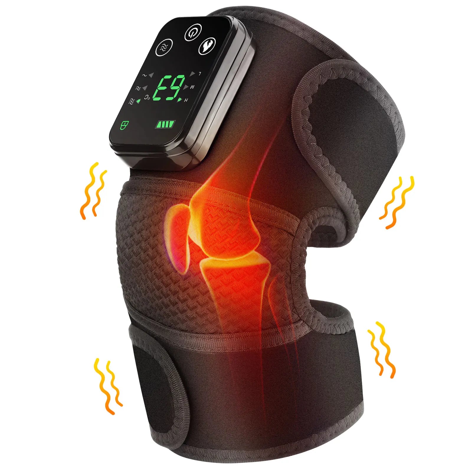Intelligent Electric Heating Knee Protection Massage Warm Compress Joint Protection Neck Shoulder Knee Vibration Device black Sfbb33068b6c349fd9c4d52f4d0d8c052e Red, White and Blue Products Store